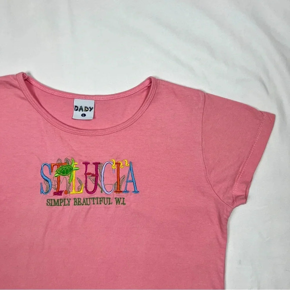 Y2K Embroidered Baby Tee - Picture 3 of 5